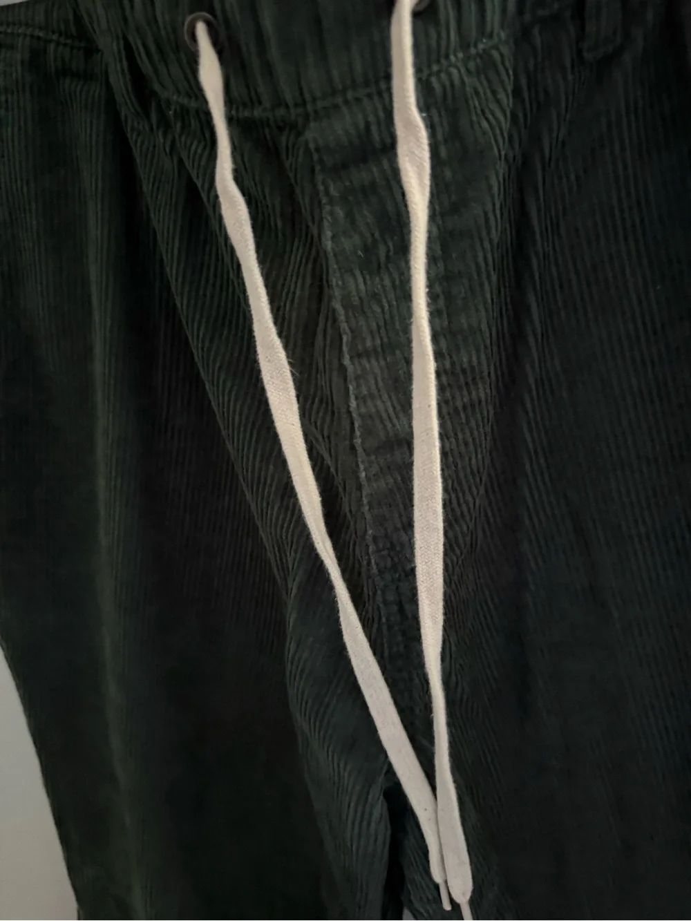 PacSun Men's Forest Green Corduroy Drawstring Pants